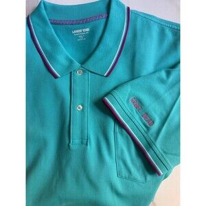 Grateful Dead Cotton Polo. Mens embroidered GR8FL DEAD on one sleeve.  XXL Tall
